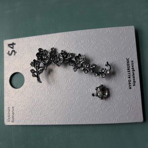 Victorian Romance Ear Cuff with Single Stud